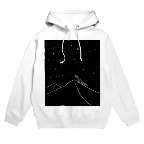 星を見つめる Hoodie