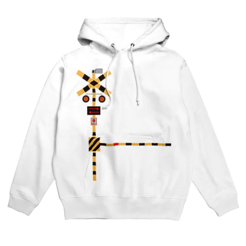 シンプルな踏切くん Hoodie