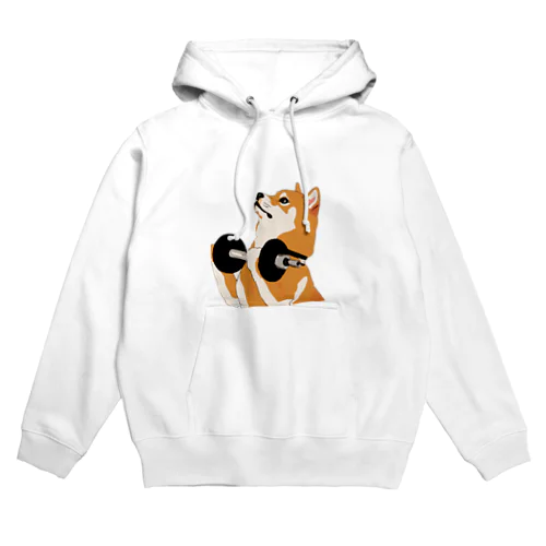 パンプアップ柴Hachi Hoodie