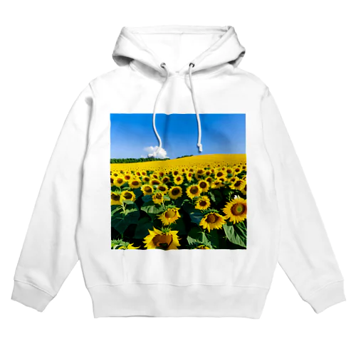 ヒマワリ畑 Hoodie