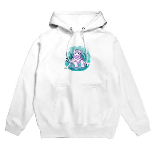 White Tiger Baby Sigi Hoodie