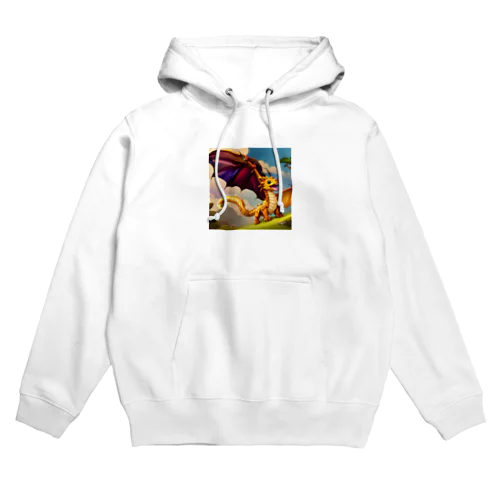 可愛い龍のイラストグッズ Hoodie