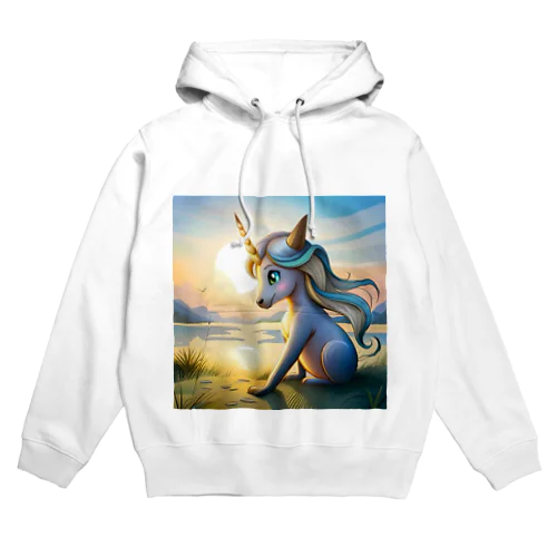 可愛いユニコーン Hoodie