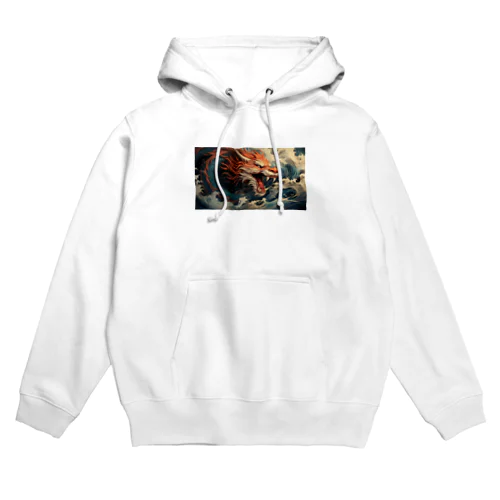 虎のような龍 Hoodie