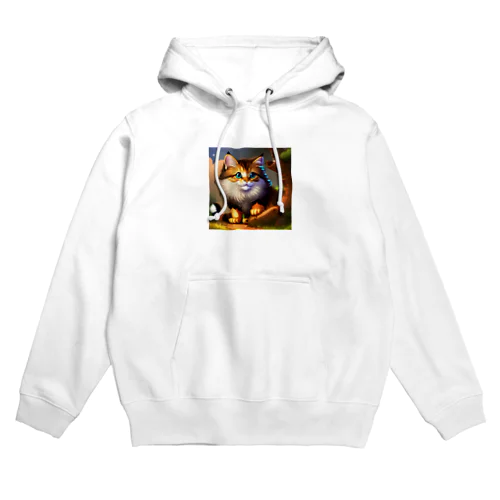 可愛い猫の Hoodie