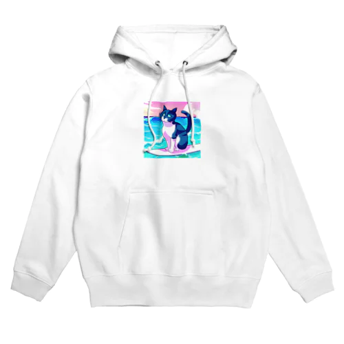 サーフィンネコ Hoodie