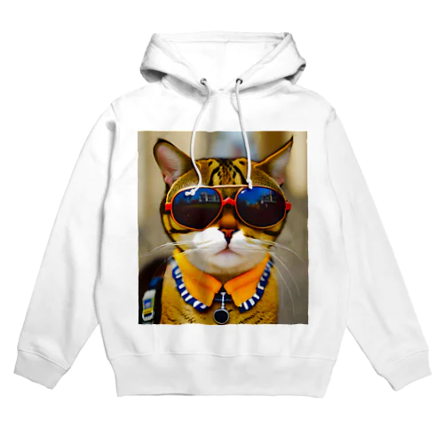 猫にサングラス Hoodie