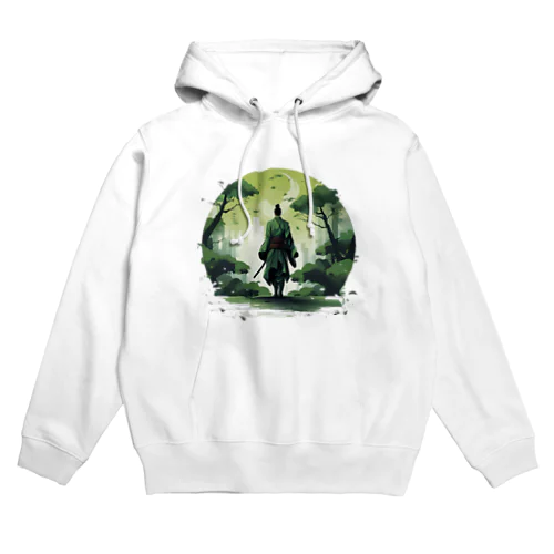 グリーンサムライ Hoodie