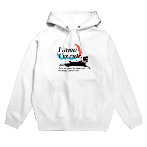 ミニチュアシュナウザー　B&S アイムキュート！ Hoodie