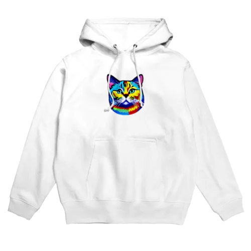 虹色猫 Hoodie