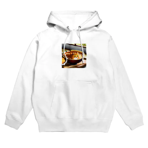 カレーうどんネコ Hoodie