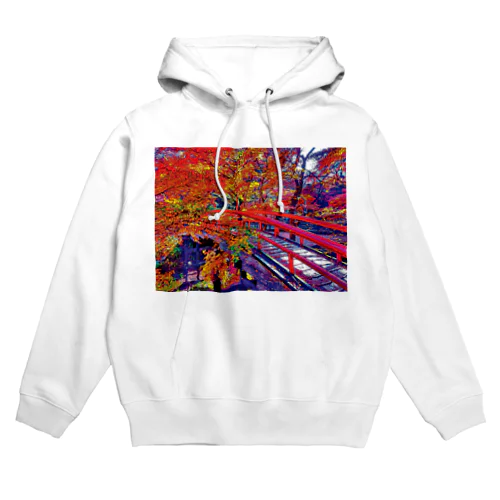 伊香保 河鹿橋の紅葉 Hoodie