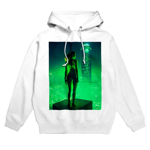 美女✕SF （緑） Hoodie