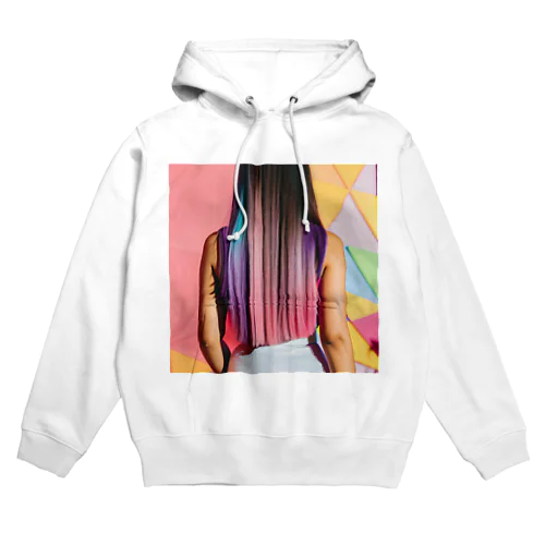 レインボー系＊女子 Hoodie