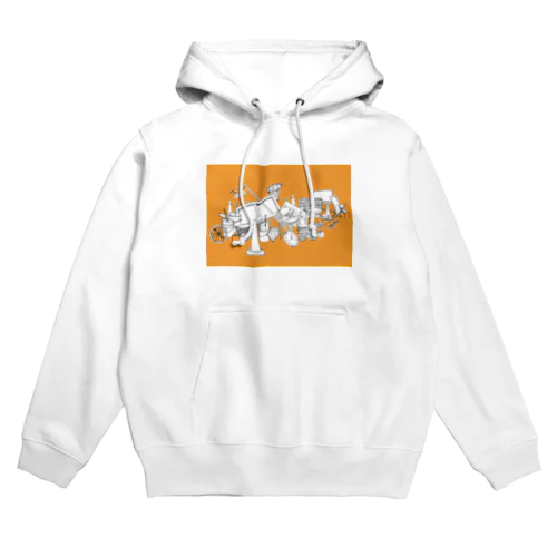 学校倉庫 Hoodie