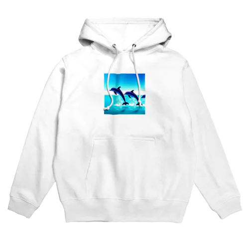 愉快なイルカたち Hoodie