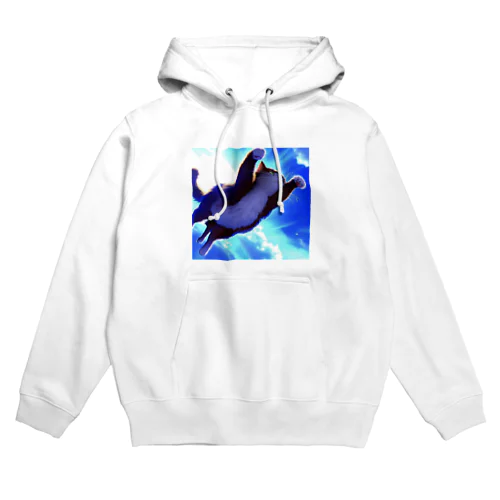 空を飛ぶ猫 Hoodie