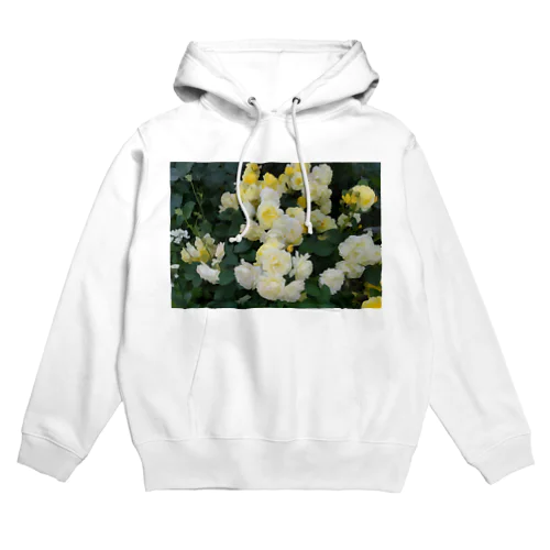 黄色い薔薇の花 Hoodie