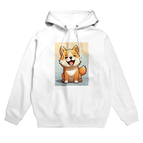笑う柴犬 Hoodie