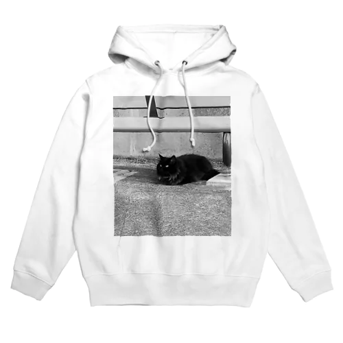 近所のくろねこ Hoodie