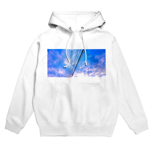 夕暮れどきの青空 Hoodie