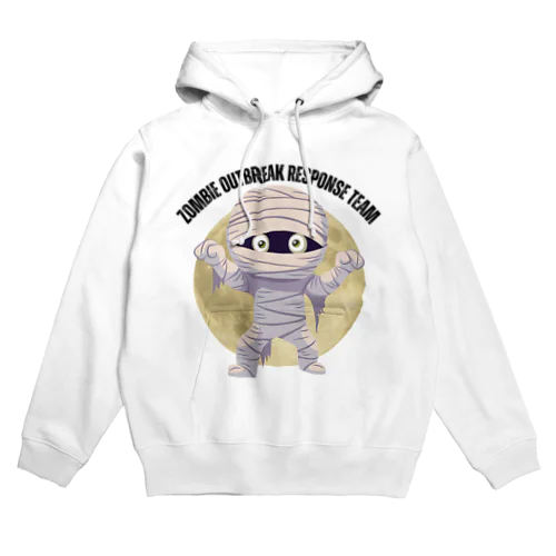 ハロウィン　かわいいミイラデザインス Hoodie