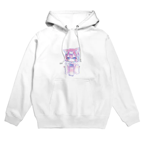 恋月ロウ(浴衣姿) Hoodie