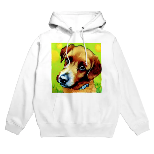 見つめる愛犬 Hoodie