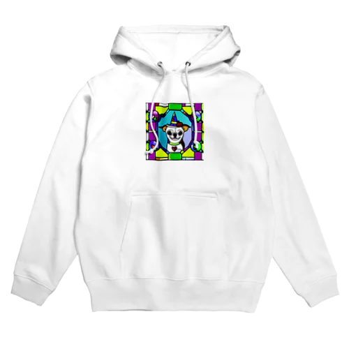 ステンドグラスアートの中で息づくチワワの可愛さ Hoodie