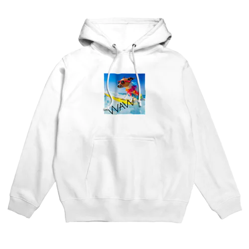 犬 サーフィンデザイン Hoodie