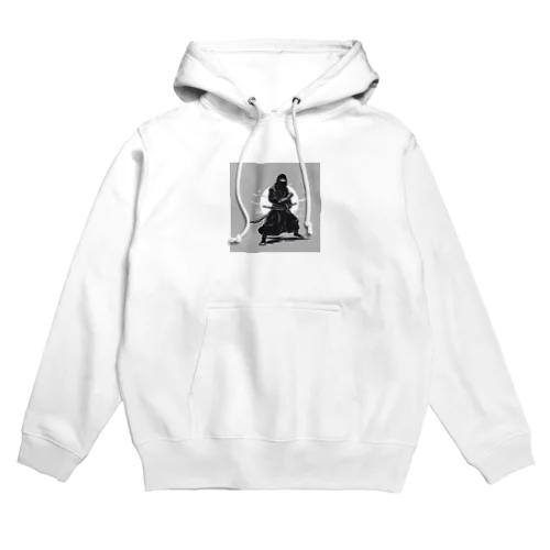 忍者のイラストグッズ Hoodie