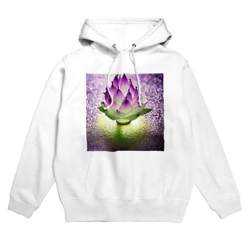 紫の蓮 Hoodie