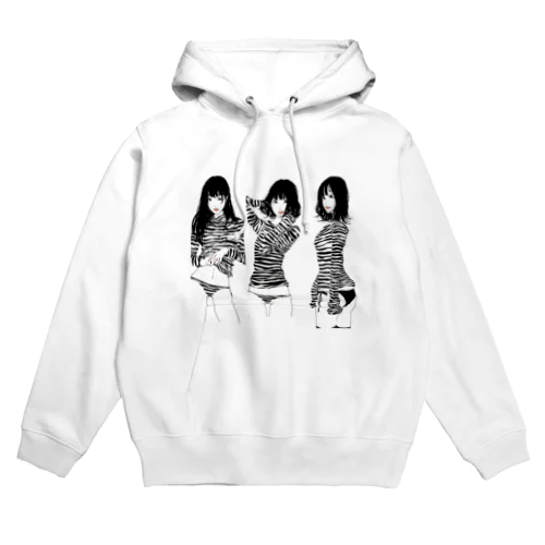 ボーダー Hoodie