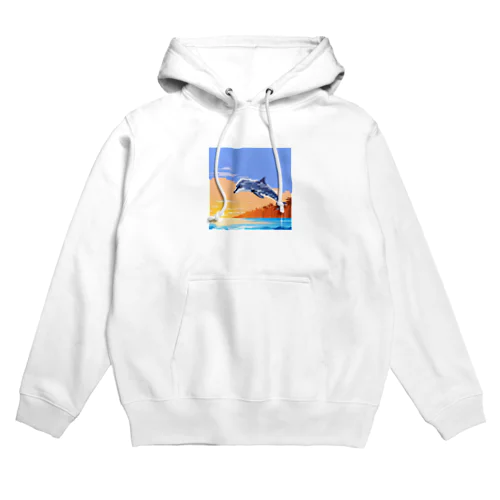 ドット絵のイルカ Hoodie