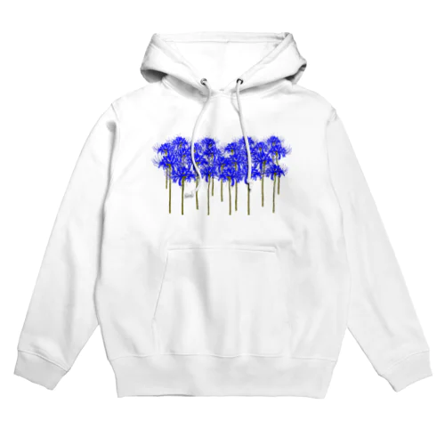 曼珠沙華 ブルー 複 Hoodie