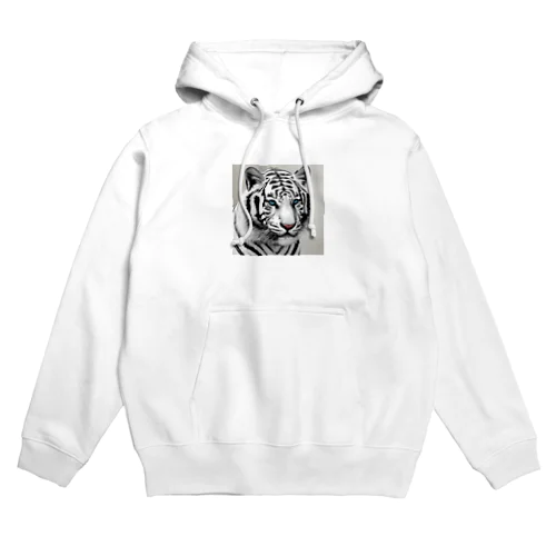 ホワイトタイガー Hoodie