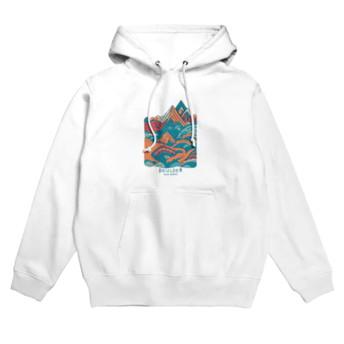 【BLUE NORTH】ボルダーデザイン5 Hoodie