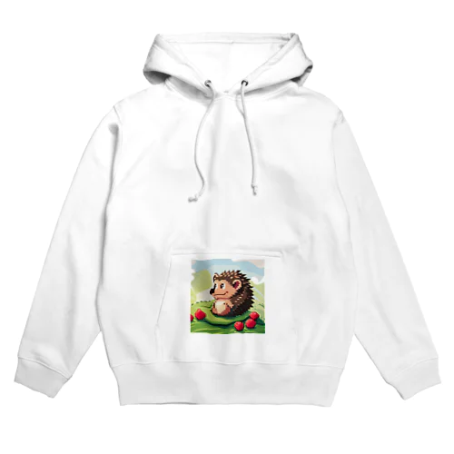 ピクニックをするハリネズミ Hoodie