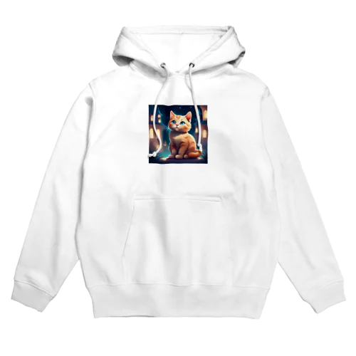 幻想的な猫 Hoodie