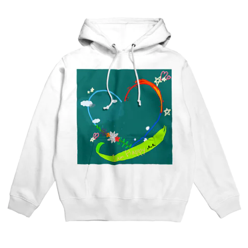 4色ハート Hoodie