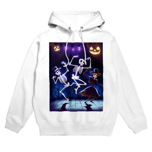 ハロウィンスケルトンダンス01 Hoodie