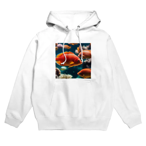 珊瑚の楽園、美魚群グッズ Hoodie