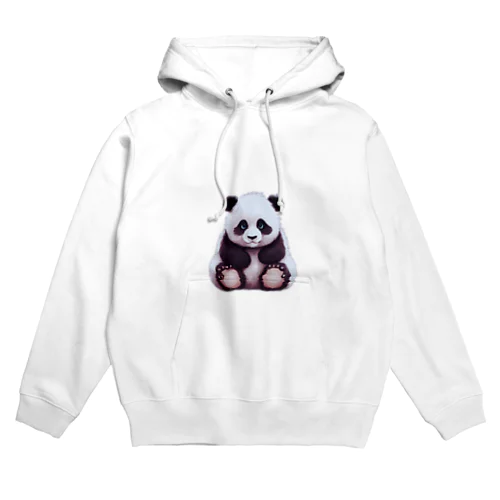 太々しいパンダ Hoodie