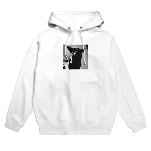 モノクローム・カノン：チワワのスタイル Hoodie