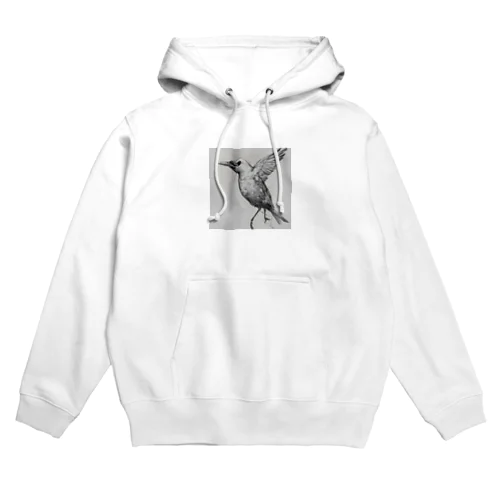 羽ばたく鳥 Hoodie