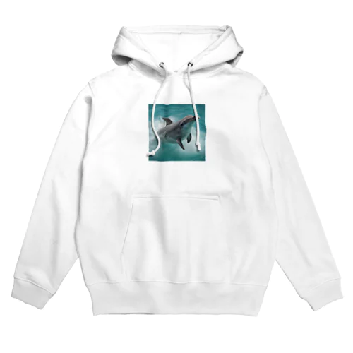 はしゃぐイルカ Hoodie