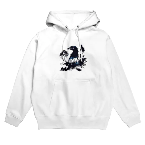 墨絵シリーズ「鴉」 Hoodie