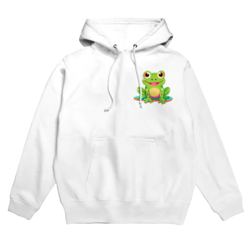 かわいいカエル Hoodie