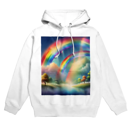 ダブルレインボー Hoodie