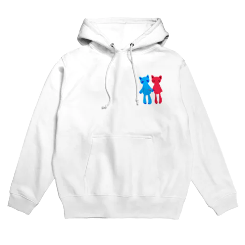 推しペアCATDOLL（Blue＆red） Hoodie